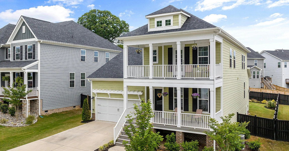 Pataskala, OH home featuring new Ascend vertical siding vinyl installed by Columbus Windows & Siding