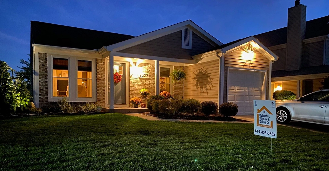 Minerva Park, OH home featuring new energy-efficient windows and fresh siding installed by Columbus Windows & Siding